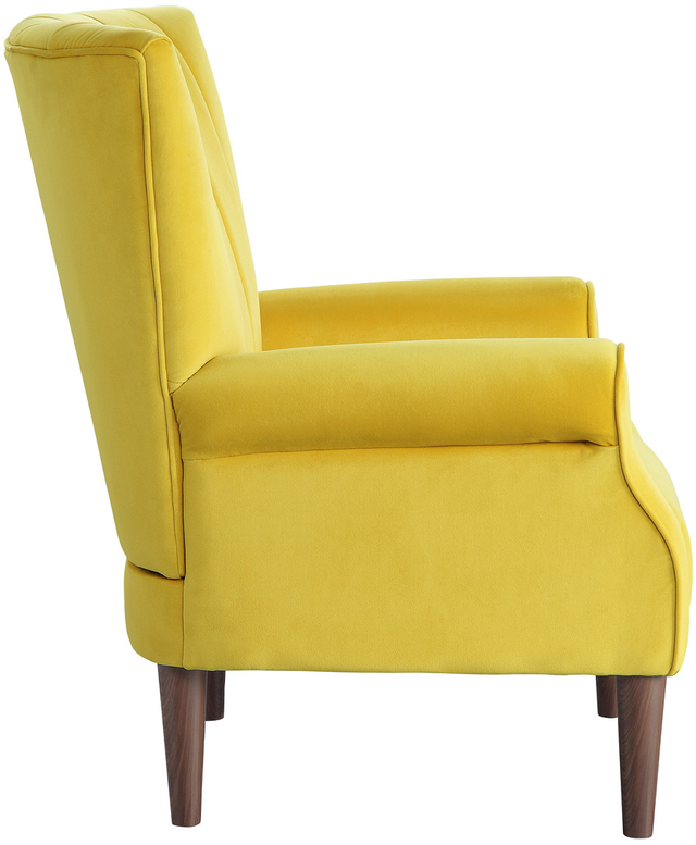 Homelegance® Urielle Yellow Accent Chair-3