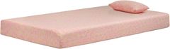Sierra Sleep® by Ashley® iKidz Pink Memory Foam Firm Tight Top Full Mattress and Pillow