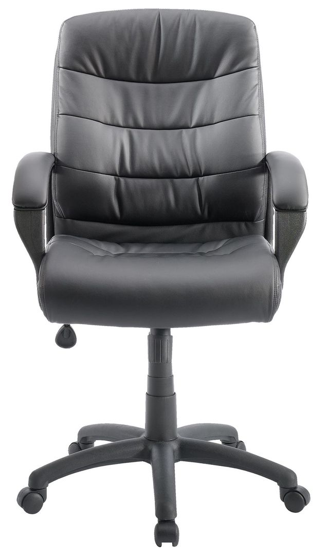 Sauder® Gruga Black DuraPlush® Managers Chair-1