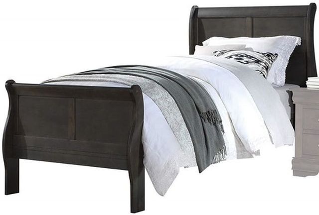 ACME Furniture Louis Philippe Gray Twin Sleigh Bed