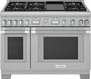 Thermador® Pro Grand® 48" Stainless Steel Pro Style Dual Fuel Natural Gas Range