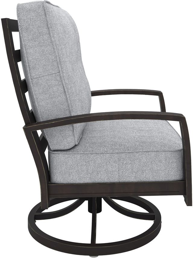 Signature Design by Ashley® Castle Island Dark Brown Swivel Lounge Chair 3