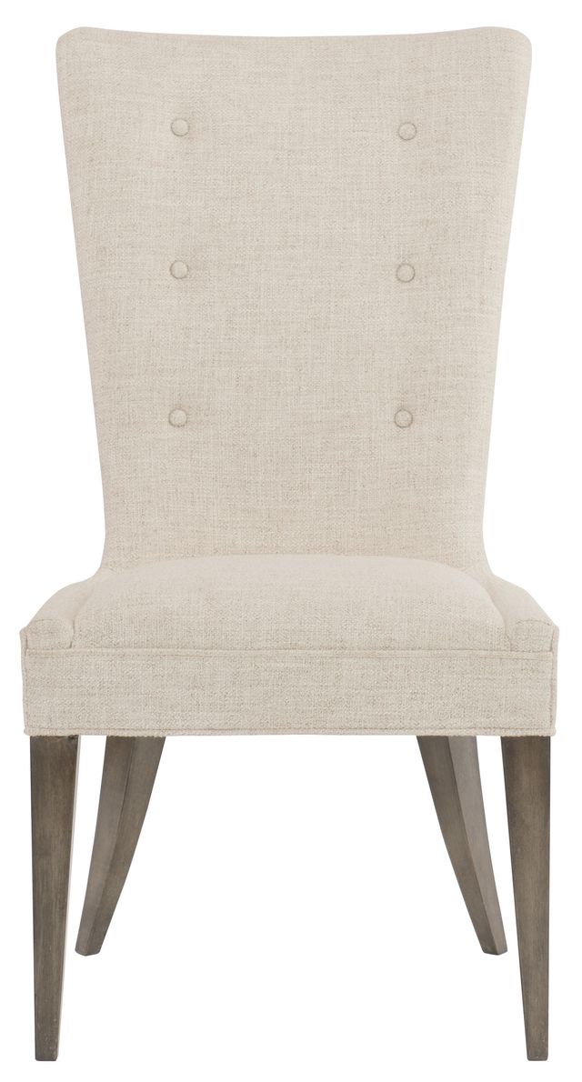 Bernhardt Profile Light Gray Side Chair