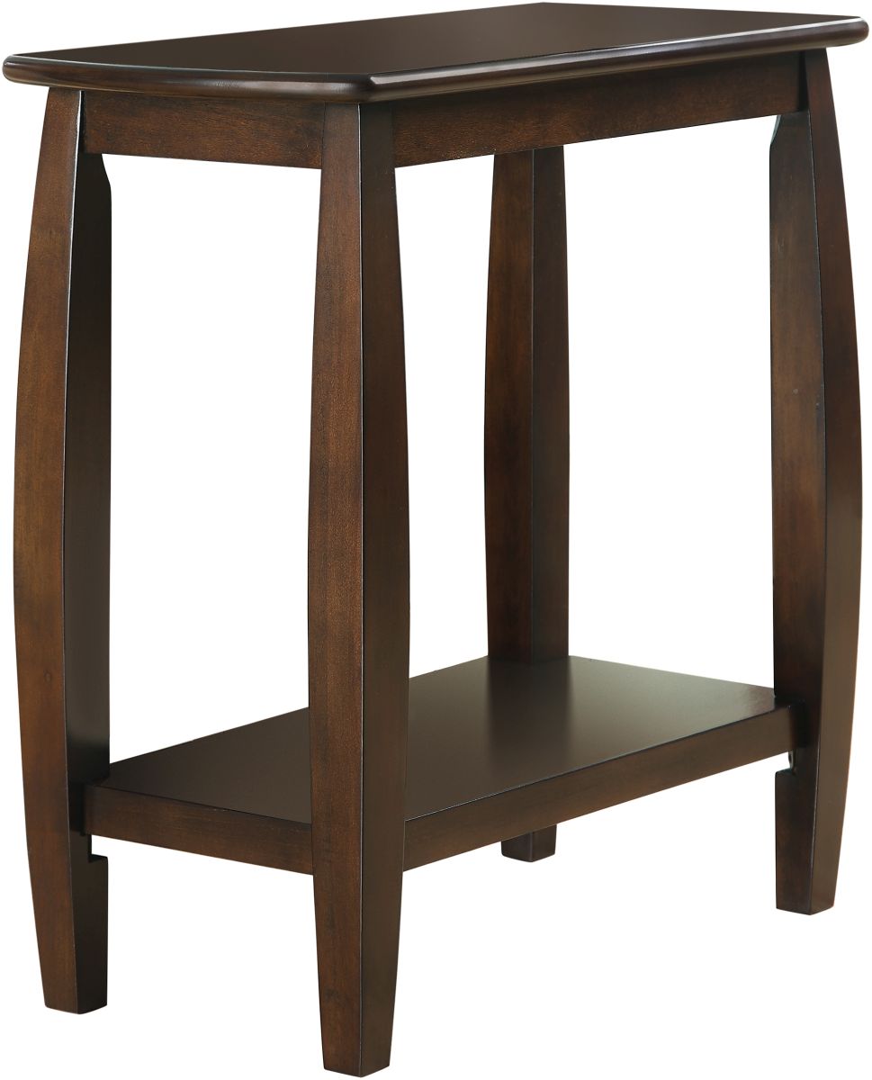 Coaster® Cappuccino 1-Shelf Chairside Table