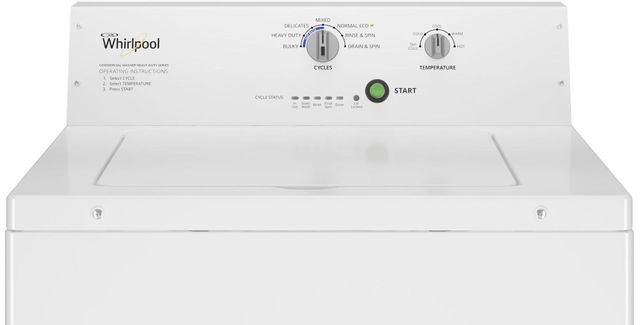 Whirlpool® Commercial 3.27 Cu. Ft. White Top Load Washer 3