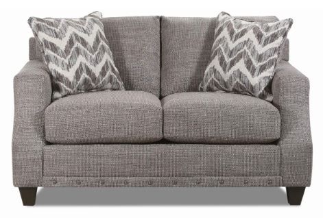 Lane® Home Furnishings Crosby Pewter / Maddox Cocoa Loveseat 1