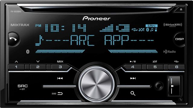 Pioneer 2-Din CD Receiver with enhanced Audio Functions