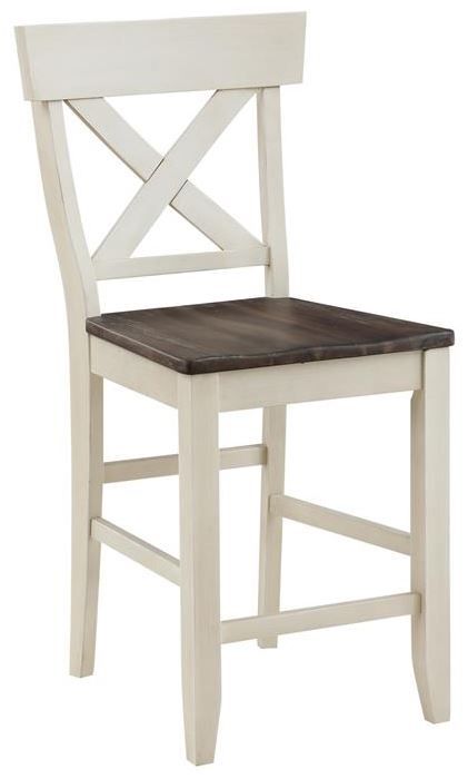 Coast2Coast Home™ Bar Harbor II 2-Piece Cream Counter Dining Chair Set