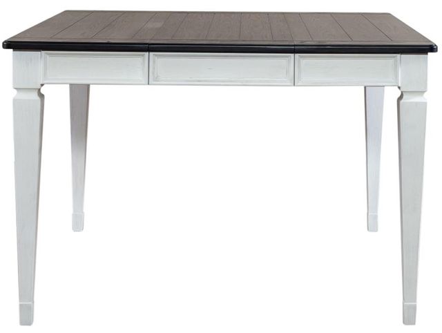 Liberty Allyson Park Charcoal/Wirebrushed White Counter Height Leg Table-1