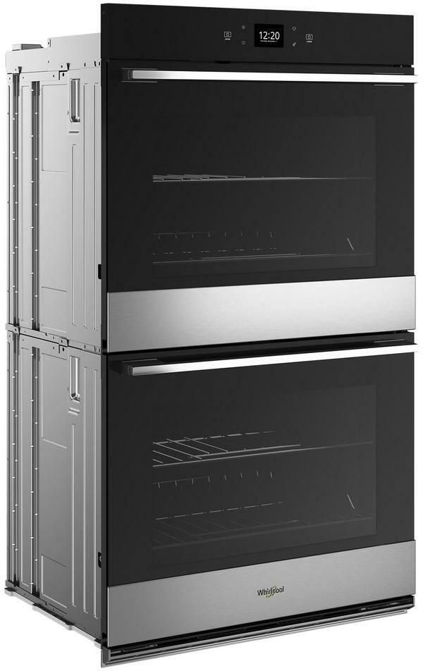 whirlpool fingerprint resistant double oven