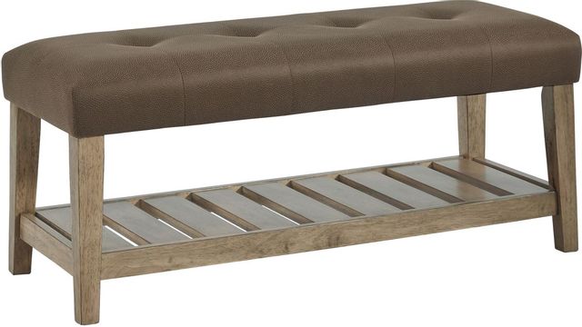 Signature Design by Ashley® Cabellero Brown Accent Bench-0