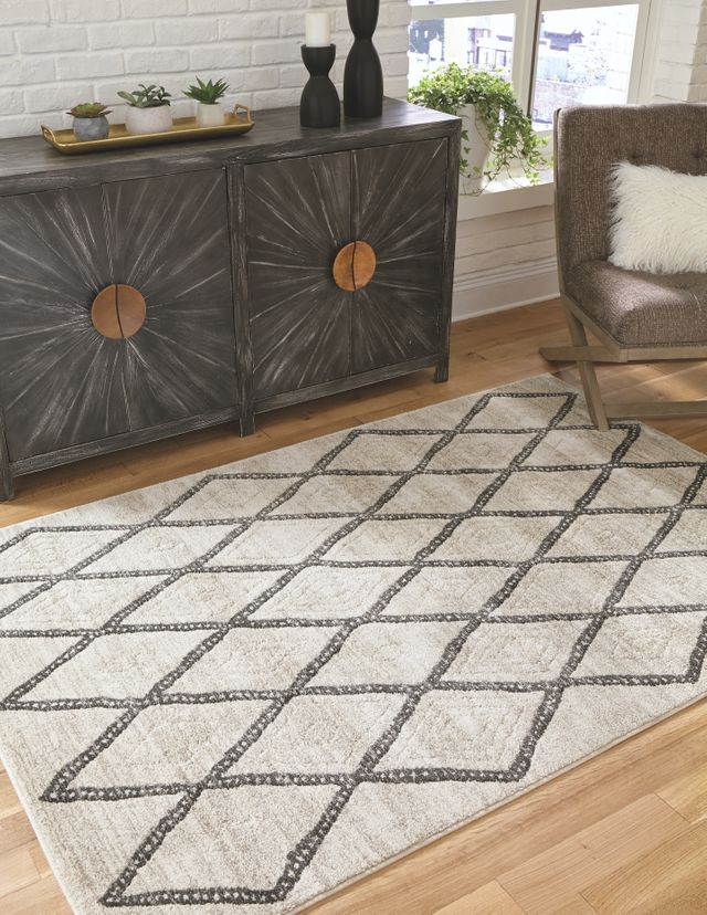 Signature Design by Ashley® Jarmo Gray/Taupe 8'x10' Large Area Rug-1