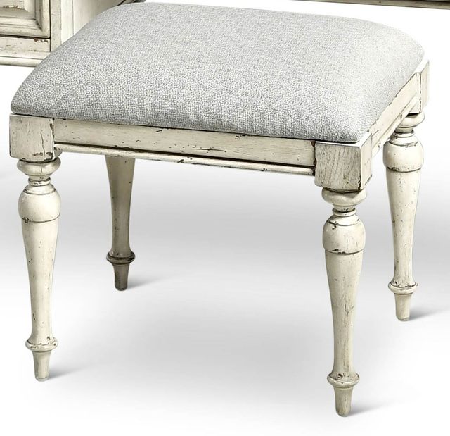 Steve Silver Co.® Highland Park Cathedral White Vanity Bench-0