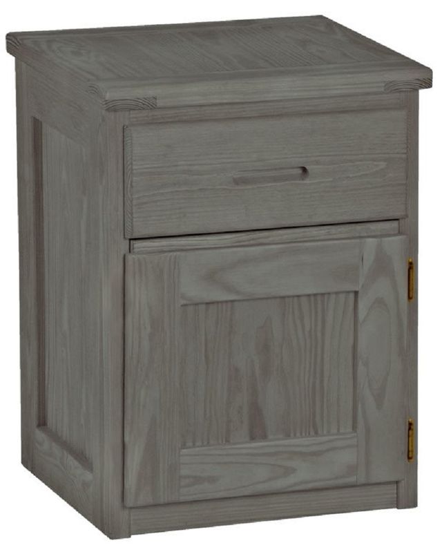 Crate Designs™ Furniture Graphite 30" Tall Nightstand with Lacquer Finish Top Only