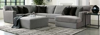 iAmerica Del Mar Charcoal 3 Piece Sectional P25197710