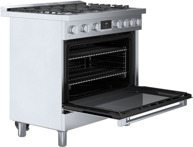 Bosch 800 Series 36" Stainless Steel Pro Style Dual Fuel Range 25