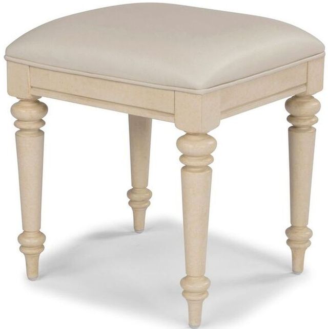 homestyles® Chambre Antiqued White Vanity Bench 1