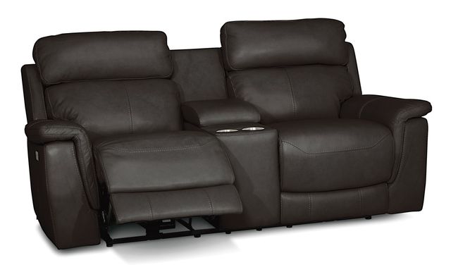 Palliser® Furniture Granada Power Reclining Loveseat with Headrest and Console 1
