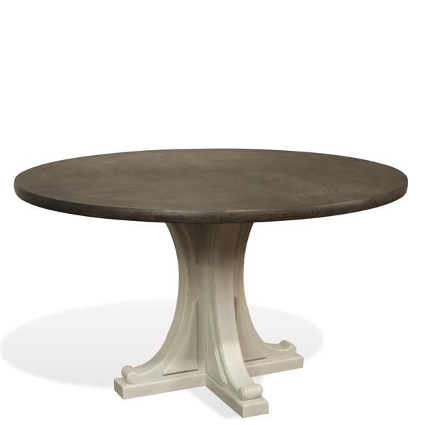 Riverside Furniture Juniper Round Pedestal Dining Table Top 0