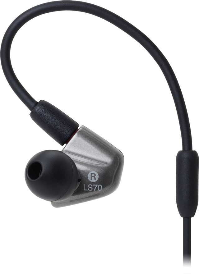 Audio-Technica® Gray In-Ear Headphones 2