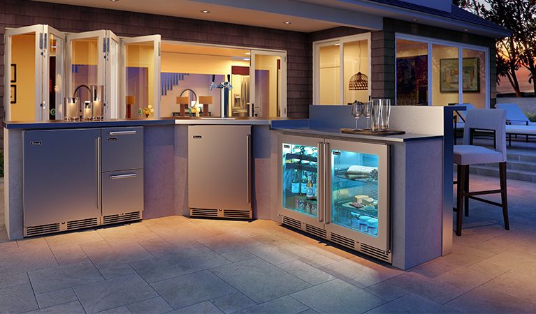 Outdoor kegerator deals cabinet