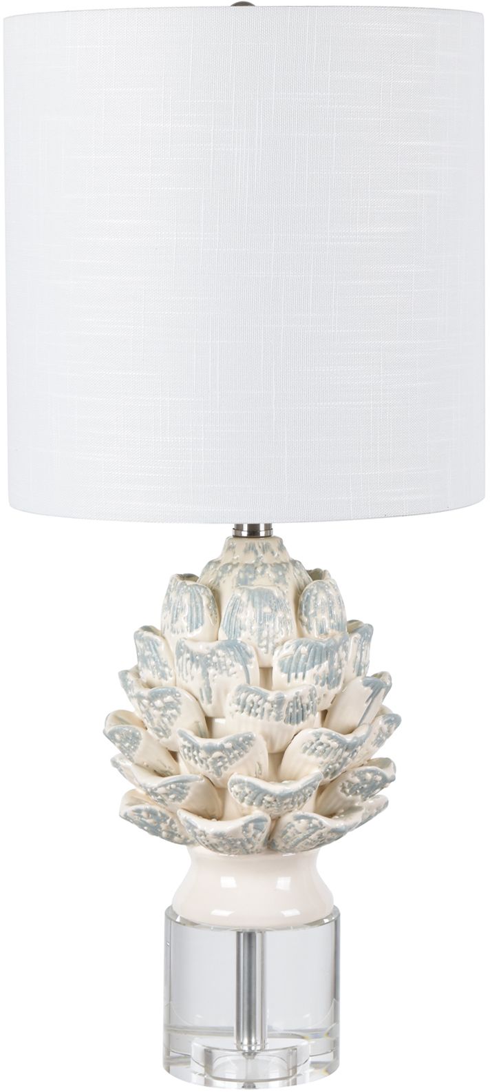 blue artichoke lamp