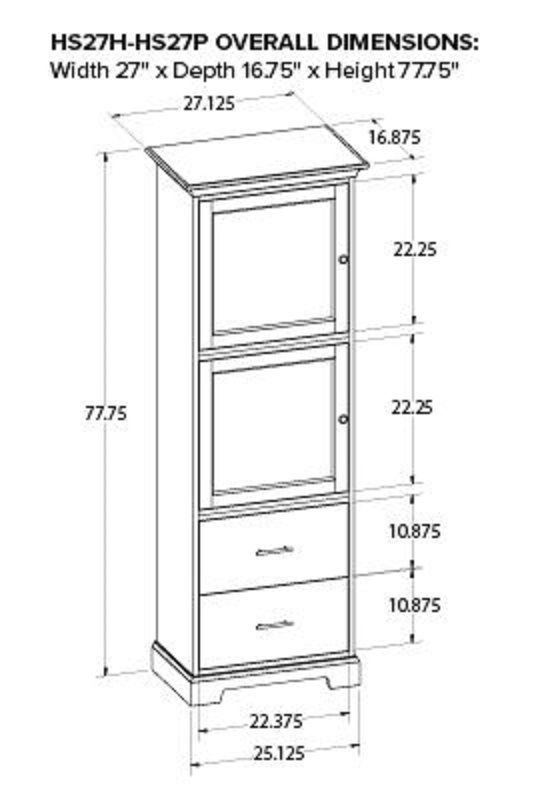Howard Miller® Custom Home Storage Cabinet 1