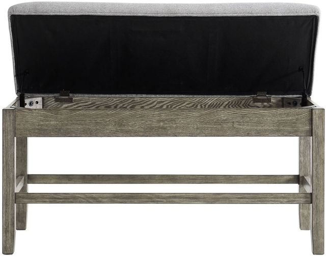Steve Silver Co.® Grayson Driftwood Storage Counter Bench-1