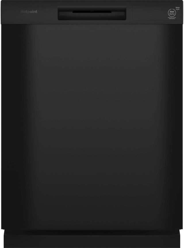 Hotpoint® 24" Black Built In Dishwasher-0