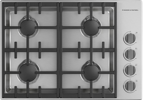 Fisher & Paykel Series 9 30" Stainless Steel Natural Gas Cooktop
