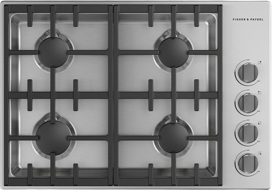 Fisher & Paykel Series 9 30" Stainless Steel Gas Cooktop-0