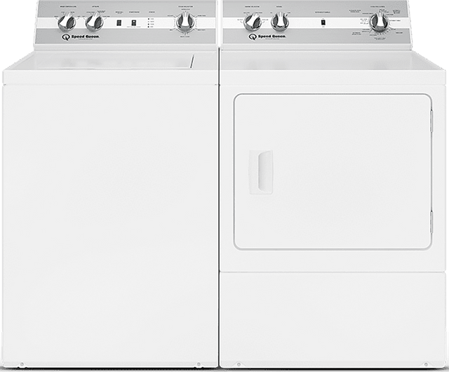Speed Queen® Commercial 7.0 Cu. Ft. White Front Load Electric Single Dryer, Big Sandy Superstore