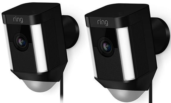 Ring 2 Pack Black Spotlight Cam Wired 0