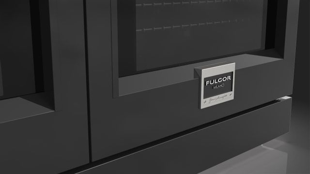 Fulgor® Milano 47.88" Glossy Black Replacement Door Kit 6