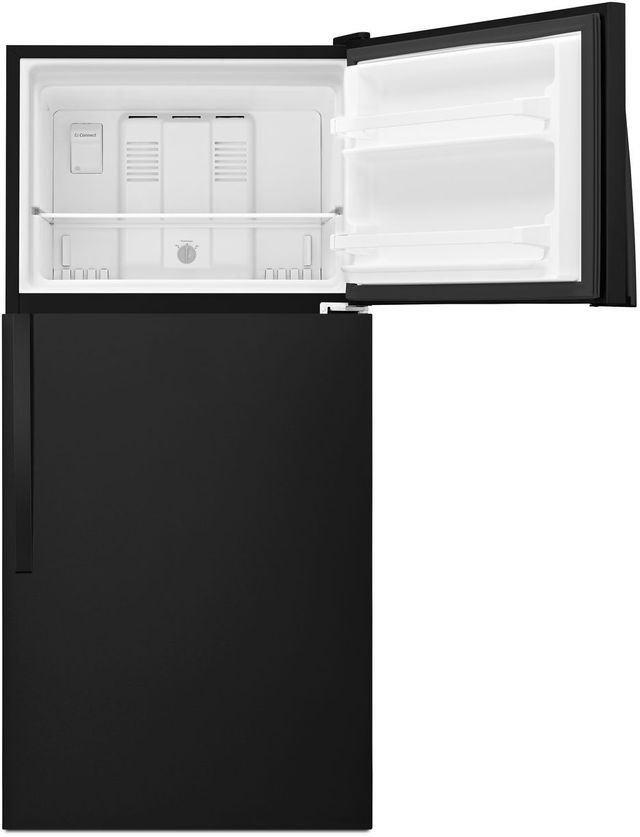 Whirlpool® 18.2 Cu. Ft. Top Freezer Refrigerator-Black 9