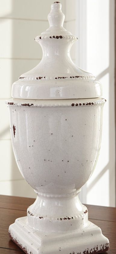 Signature Design by Ashley® Devorit Antique White Jar-1