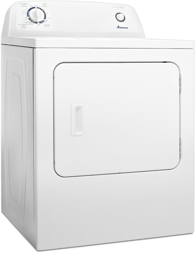Amana® 6.5 Cu. Ft. White Front-Load Electric Dryer - GAS ADD $100 3