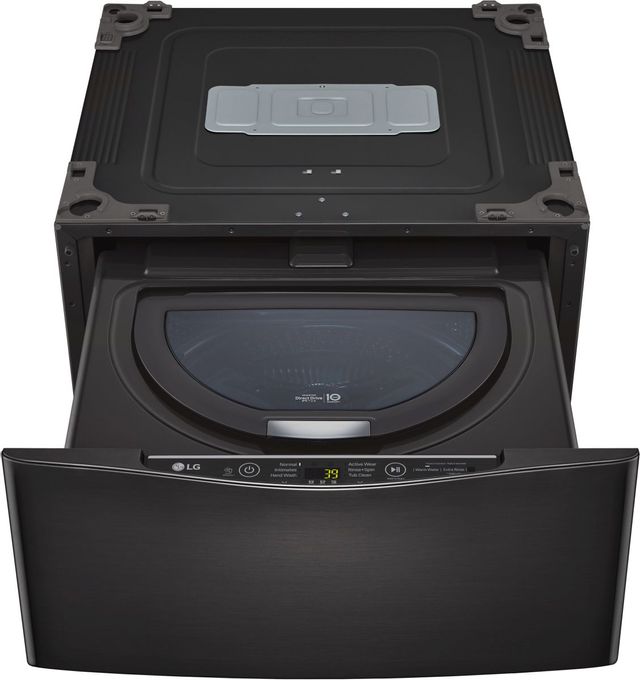 LG SideKick™ 29" Black Steel Laundry Pedestal Washer 1