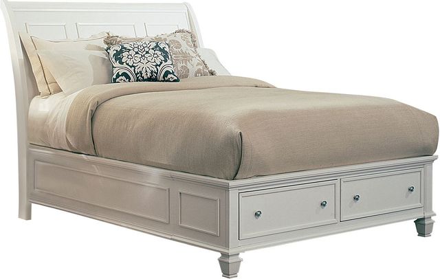 Coaster® Sandy Beach White Queen Storage Bed 0