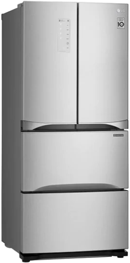 LG 14.3 Cu. Ft. Platinum Silver French Door Refrigerator 2