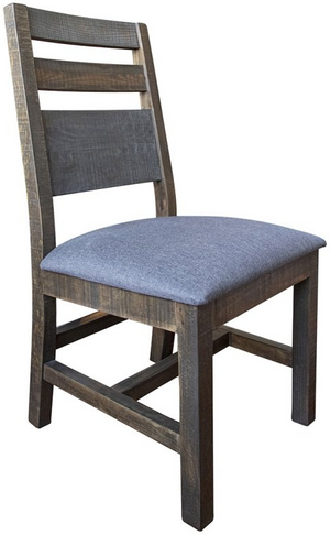International Furniture Direct Antique Gray Dining Room Chair