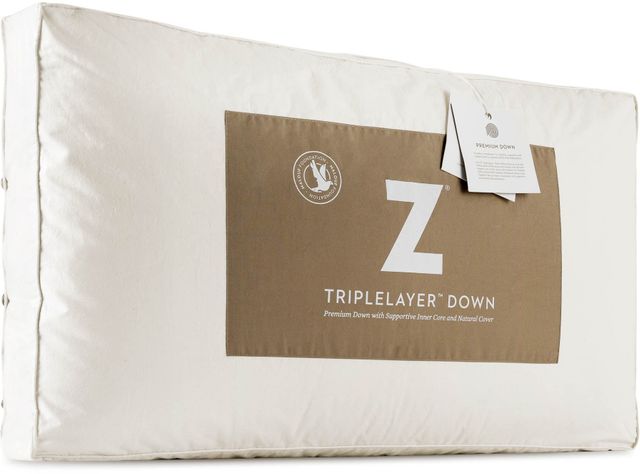 Malouf® Z™ TripleLayer™ Queen Down Pillow 4
