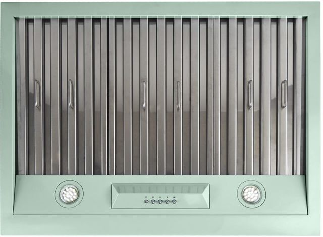 Unique® Appliances Classic Retro 30" Summer Mint Green Under Cabinet Range Hood 3