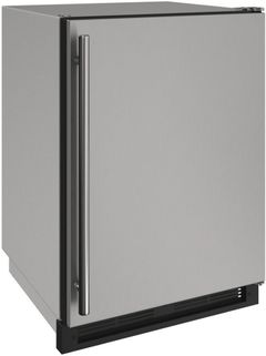 U-Line® Outdoor Series 4.8 Cu. Ft. Outdoor Convertible Upright Freezer-Stainless Solid