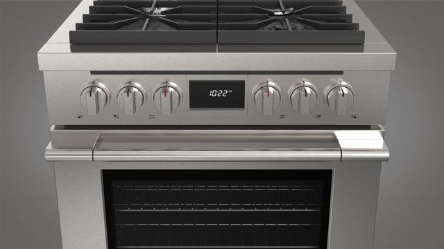 Fulgor Milano Accento 30" Stainless Steel Pro Style Dual Fuel Range 7