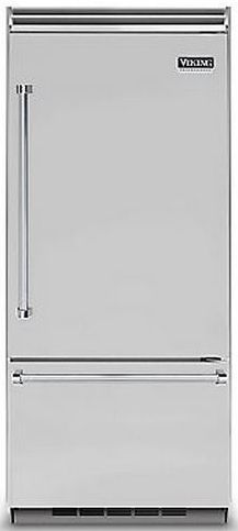 Viking® Professional 5 Series 20.4 Cu. Ft. Stainless Steel Built-In Bottom Freezer Refrigerator-VCBB5363ERSS