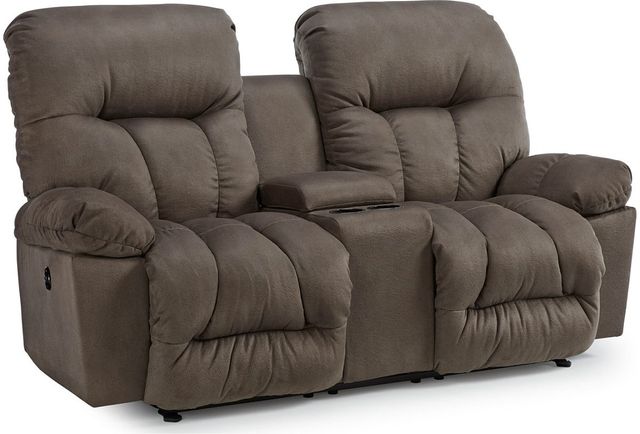 Best® Home Furnishings Retreat Power Reclining Space Saver® Loveseat with Console 0