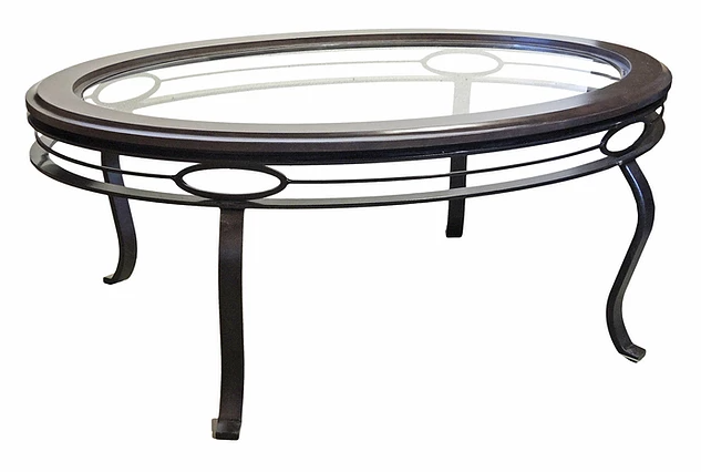 Table de café ovale Signature Forge Design® 0