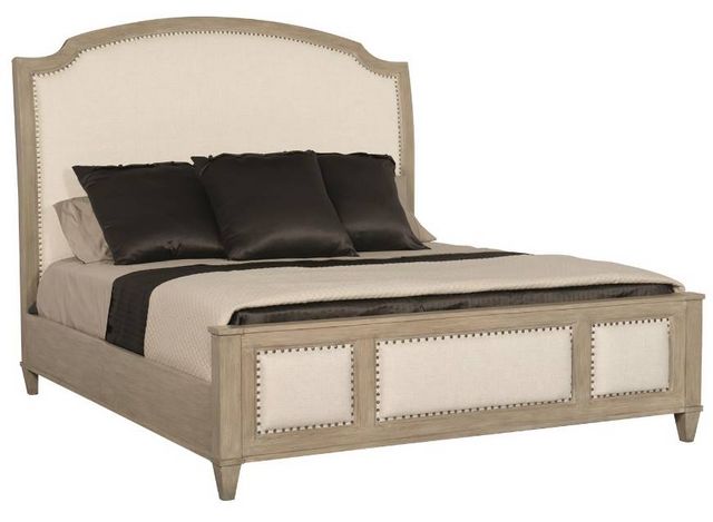 Bernhardt Santa Barbara Beige/Sandstone Queen Upholstered Panel Bed