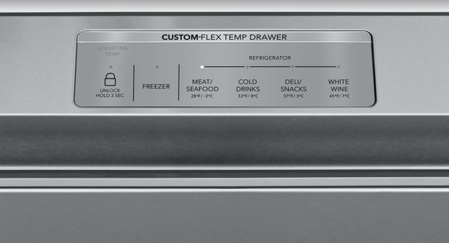 Réfrigérateur à portes françaises à profondeur de comptoir de 36 po Frigidaire Professional® Professional® de 21,7 pi³ - Acier inoxydable 7